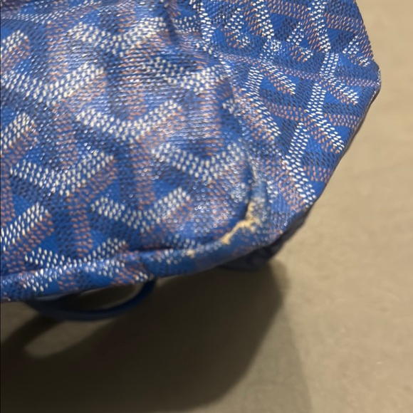 Blue Monogram Tote and Pouch Set - Picture 7 of 14